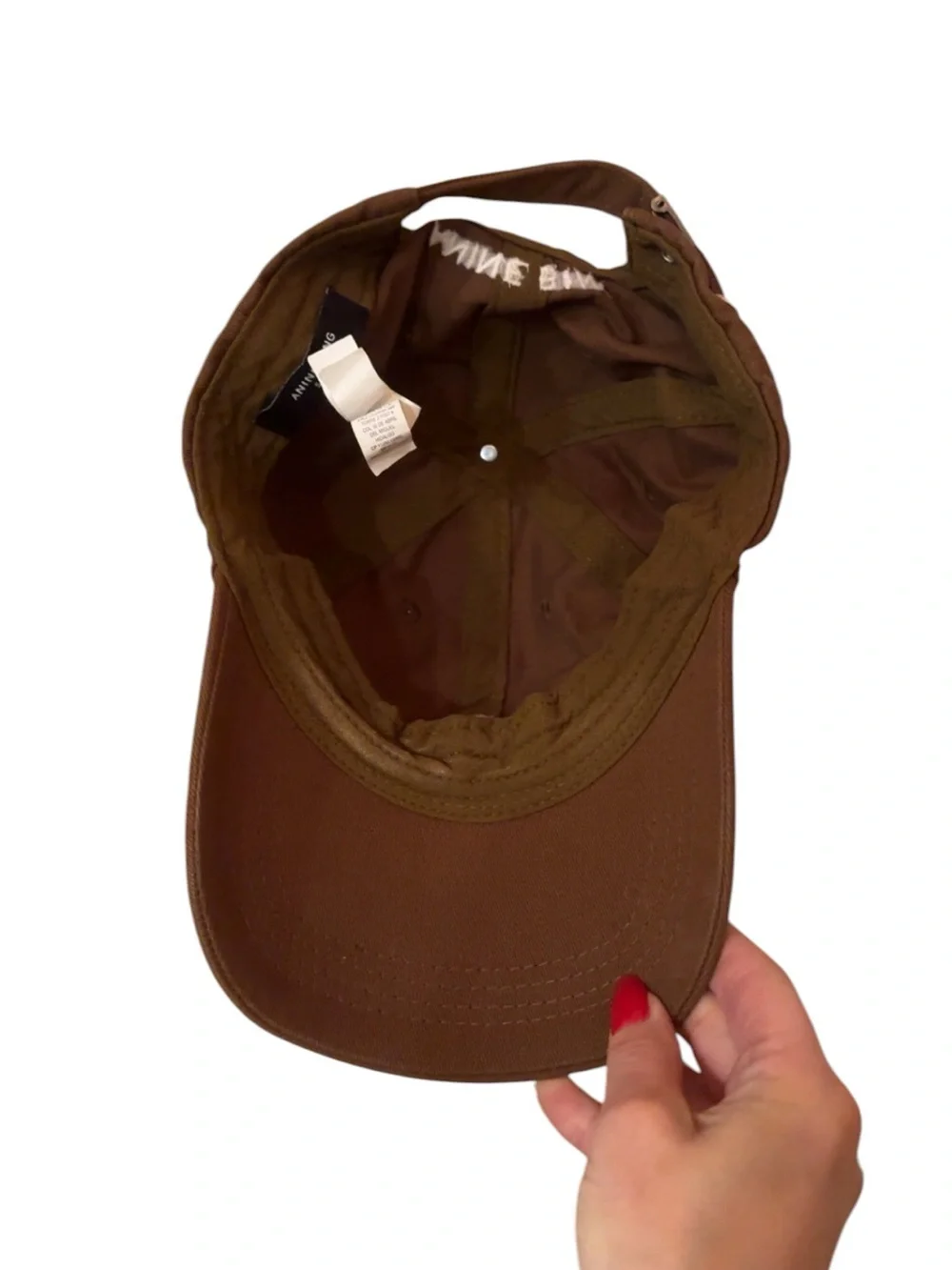 ANINE BING Sport Embroidered Jeremy Brown Baseball Cap‎ Hat